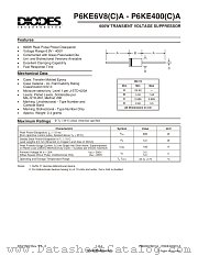 P6KE68CA datasheet pdf Diodes