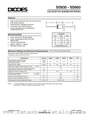 SD860 datasheet pdf Diodes