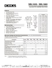 SBL1635 datasheet pdf Diodes