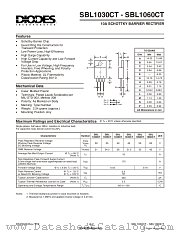 SBL1045CT datasheet pdf Diodes