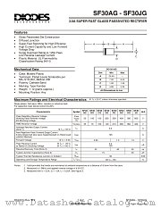 SF30AG datasheet pdf Diodes