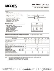 UF1005 datasheet pdf Diodes