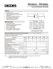 PR1002 datasheet pdf Diodes