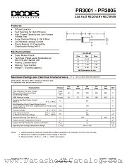 PR3001 datasheet pdf Diodes