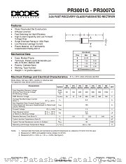 PR3007G datasheet pdf Diodes