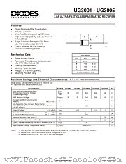 UG3002 datasheet pdf Diodes