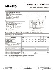 1N4006GL datasheet pdf Diodes