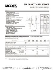 SBL3030CT datasheet pdf Diodes