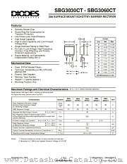 SBG3030CT datasheet pdf Diodes