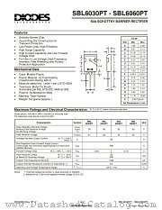 SBL6060PT datasheet pdf Diodes