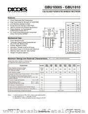 GBU1004 datasheet pdf Diodes