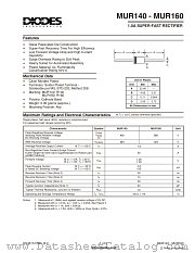 MUR140 datasheet pdf Diodes