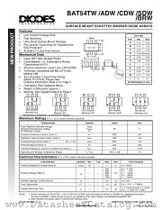 BAT54CDW datasheet pdf Diodes