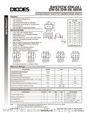 BAS70DW-04 datasheet pdf Diodes