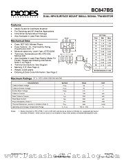 BC847BS datasheet pdf Diodes