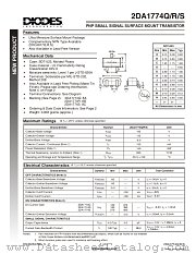 2DA1774R datasheet pdf Diodes