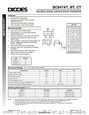 BC847AT datasheet pdf Diodes