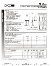 SBM540 datasheet pdf Diodes