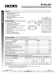 B130LAW datasheet pdf Diodes