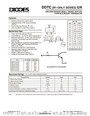 DDTC113TUA datasheet pdf Diodes