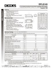 DFLS140 datasheet pdf Diodes