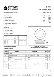 DF05120 datasheet pdf Dynex Semiconductor