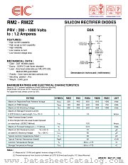 RM2 datasheet pdf EIC discrete Semiconductors