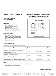 SMBJ17C datasheet pdf EIC discrete Semiconductors