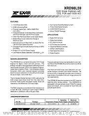 XRD98L59 datasheet pdf Exar