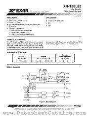 XRT56L85 datasheet pdf Exar