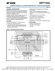 XRT71D04 datasheet pdf Exar