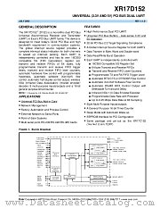 XR17D152 datasheet pdf Exar