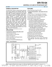 XR17D154 datasheet pdf Exar