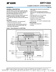 XRT71D03 datasheet pdf Exar