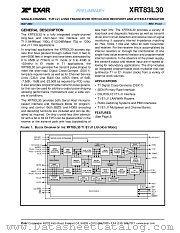 XRT83L30 datasheet pdf Exar