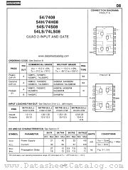 54LS08 datasheet pdf Fairchild Semiconductor