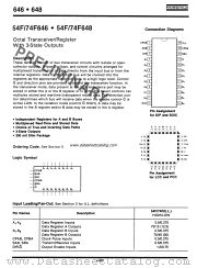 54F648 datasheet pdf Fairchild Semiconductor