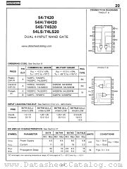 5420 datasheet pdf Fairchild Semiconductor