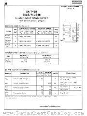 54LS38 datasheet pdf Fairchild Semiconductor