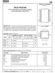 54LS168 datasheet pdf Fairchild Semiconductor