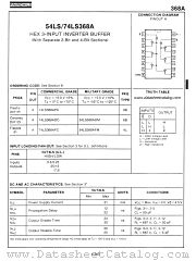 54LS368A datasheet pdf Fairchild Semiconductor