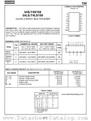 54LS158 datasheet pdf Fairchild Semiconductor