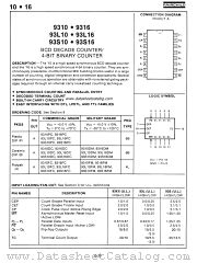 9316 datasheet pdf Fairchild Semiconductor