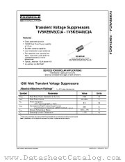 1V5KE100A datasheet pdf Fairchild Semiconductor