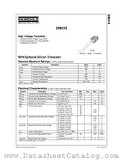 2N6516 datasheet pdf Fairchild Semiconductor