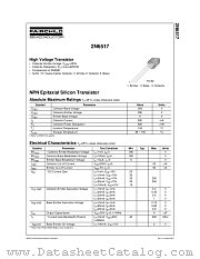 2N6517 datasheet pdf Fairchild Semiconductor