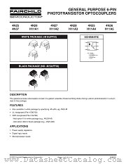 4N27-M datasheet pdf Fairchild Semiconductor