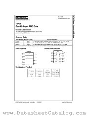 74F08 datasheet pdf Fairchild Semiconductor