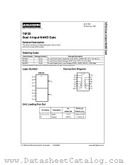 74F20 datasheet pdf Fairchild Semiconductor