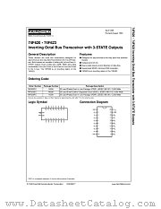 74F620 datasheet pdf Fairchild Semiconductor